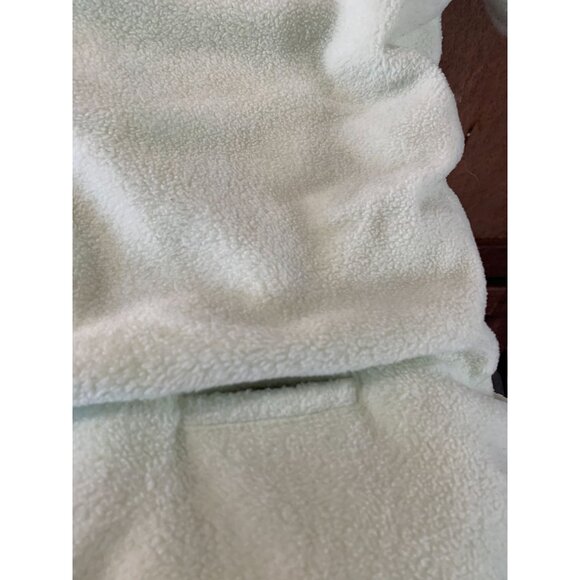 McBaby Infant Baby Size 0 3 Months mint Green Vintage Bunting Coat Jacket Snap U - Picture 4 of 6